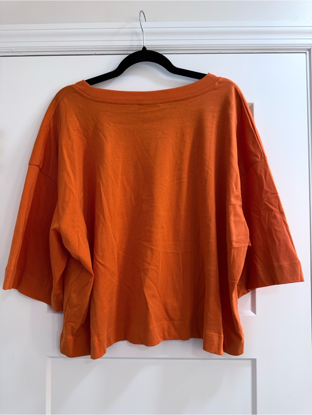 NWOT FARM Rio Orange Graphic Tee with Pink Fish Print - Picture 7 of 9